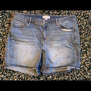 Lane Bryant jean shorts